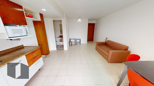 Apartamento à venda com 1 quarto, 51m² - Foto 3