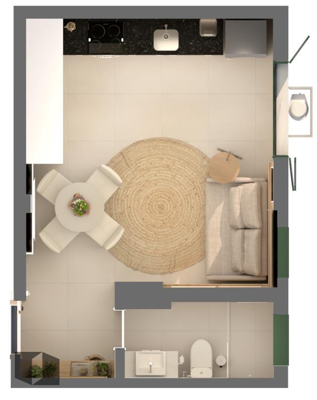 Apartamento à venda com 1 quarto, 27m² - Foto 11